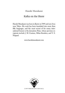 Murakami. Kafka on the Shore. Зображення №1
