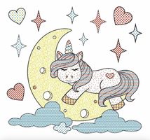 Водяні розмальовки. Єдинороги. Зображення №3