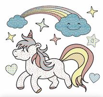 Водяні розмальовки. Єдинороги. Зображення №4