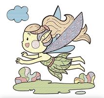 Водяні розмальовки. Ельфи. Зображення №3