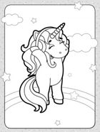 Розмальовка для найменших. Світ поні, лам та єдинорогів. Image №5