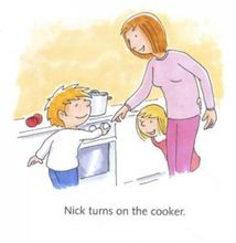 Nick and Lilly - In the kitchen. Image №8
