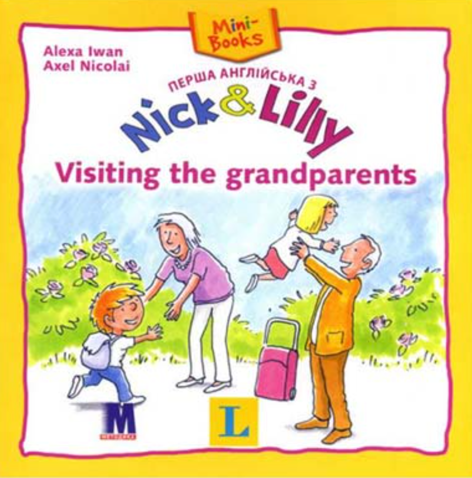 Nick and Lilly. Visiting the grandparents