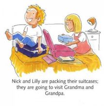 Nick and Lilly. Visiting the grandparents. Image №2