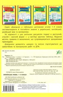 Довідник у таблицях. Українська мова. 1-4 класи. Image №1