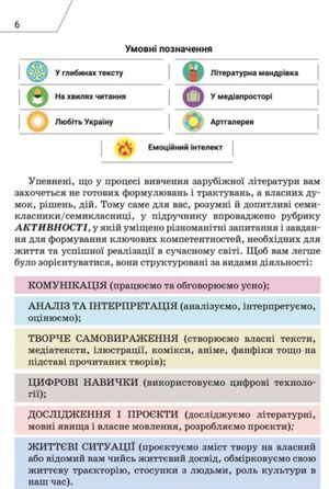 Зарубіжна література. Підручник. 7 клас — Ольга Ніколенко, фото 6