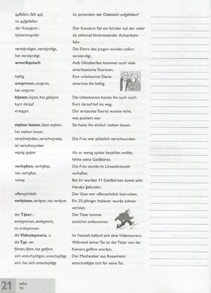Passwort Deutsch. Wörterheft 3. Курс для вивчення німецької мови для дорослих. Рівень В1. Зошит-словник — Dorothea Dane, фото 10