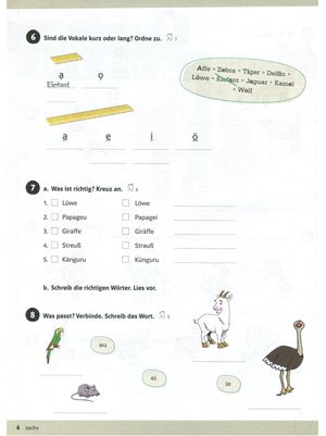 Німецька мова. Die Deutschprofis A1 Übungsbuch. Курс для вивчення німецької мови для дітей. Робочий зошит — Ольга Сверлова, фото 8