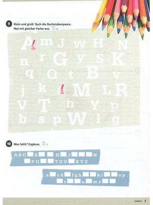 Німецька мова. Die Deutschprofis A1 Übungsbuch. Курс для вивчення німецької мови для дітей. Робочий зошит — Ольга Сверлова, фото 9