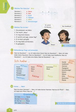 Wir neu A1.2. Підручник та робочий зошит.- Курс для вивчення німецької мови для молоді — фото 8