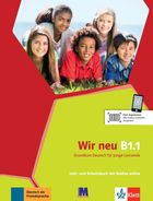 Wir neu B1.1. Підручник та робочий зошит. - Курс для вивчення німецької мови для молоді. Image №1