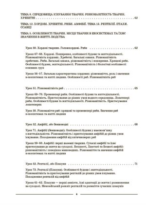 Матеріали до уроків. Біологія. 7 клас. ІІ семестр — фото 7