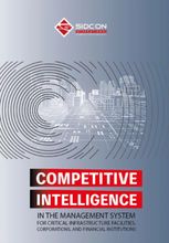 Competitive intelligence in the management system for critical infrastructure facilities, corporations, and financial institutions