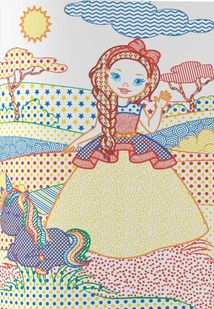 Великі водяні розмальовки з кольоровим контуром. Чарівні друзі. Зображення №9