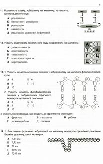 Біологія. Готуємося до ЗНО. Збірник графічних тестових завдянь. Зображення №10