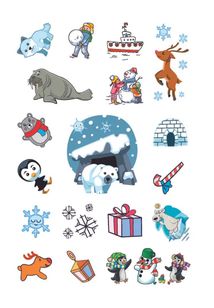 Веселі забавки для дошкільнят. Тварини півночі. Зображення №14