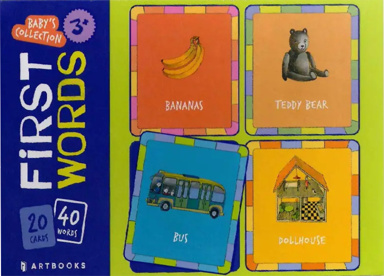 Baby's collection. First words. 20 cards. 40 words....