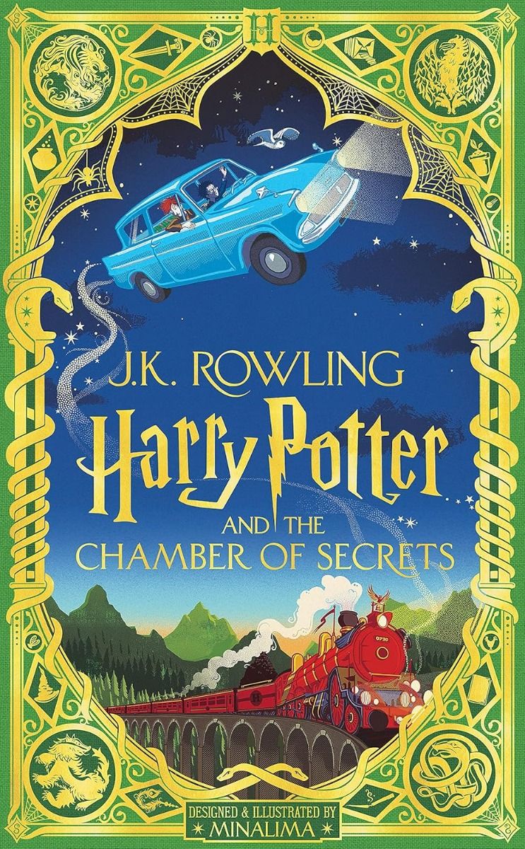 Обкладинка Harry Potter and the chamber of secrets (minalima edition). Book 2
