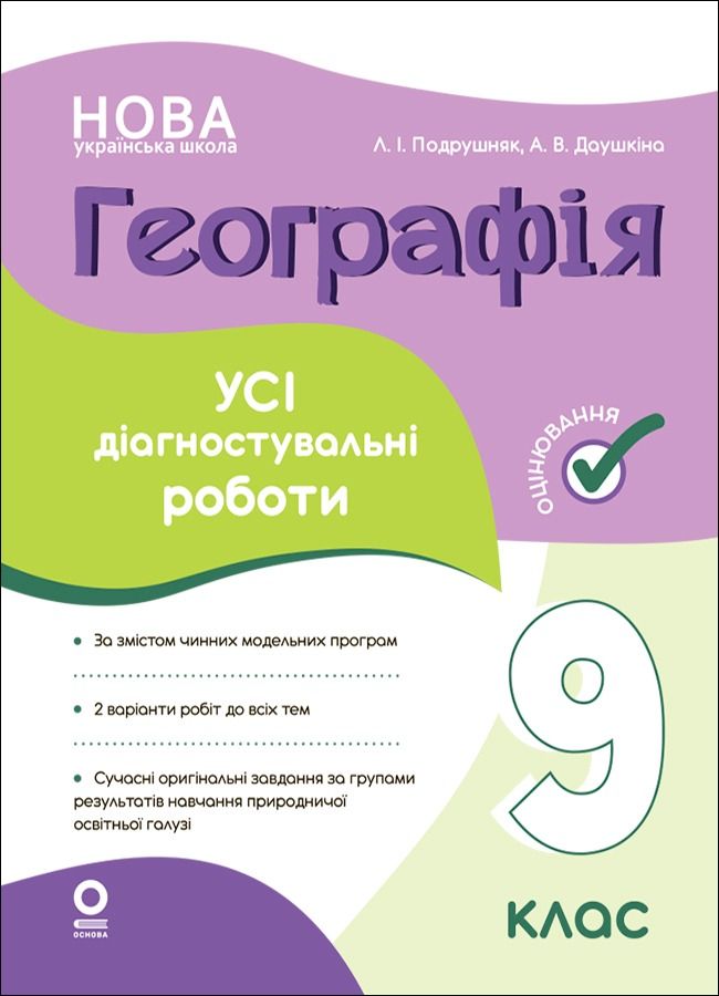 НУШ. Географія. Усі діагностувальні роботи. Оцінювання....