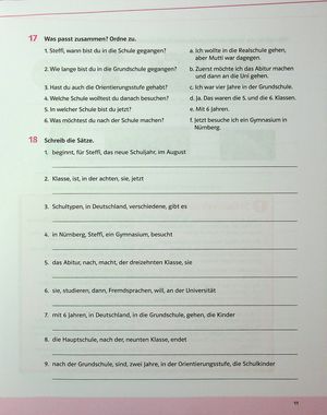 Parallelen 8 Neu. Німецька мова (4-й рік навчання). Робочий зошит для 8-го класу ЗЗСО — фото 13