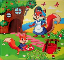 Маленькі історії по складах. Горішки для друзів. Зображення №4