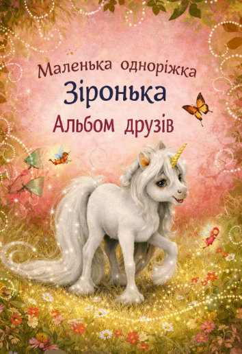 Альбом друзів. Маленька одноріжка Зіронька