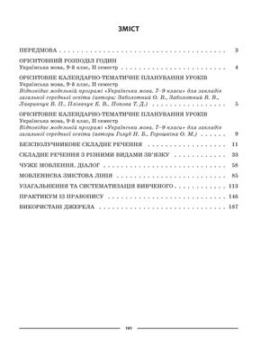 НУШ. Мій конспект. Матеріали до уроків. Українська мова. 9 клас. II семестр — фото 5