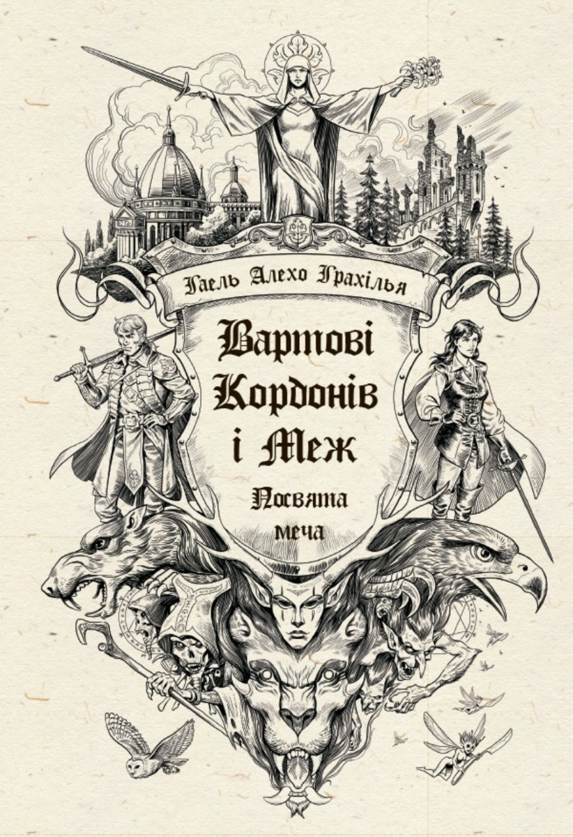 Обкладинка Вартові Кордонів і Меж. Посвята меча. Книга 1