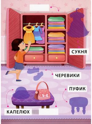 Перші слова. Дівоча кімната. Панорамка з наліпками — фото 7