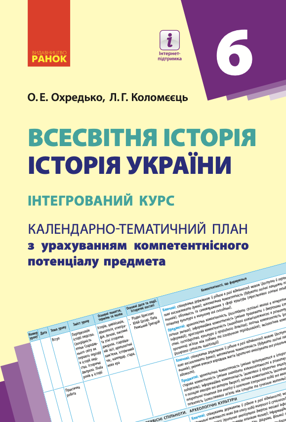 Всесвітня історія. Історія України. Інтегрований курс....