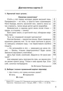 НУШ. Літературне читання. Навичка читання вголос. Діагностичні картки. 4 клас. Image №4