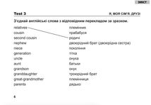 Англійська мова. Поточний контроль лексичних та граматичних знань. 7 клас. Image №6